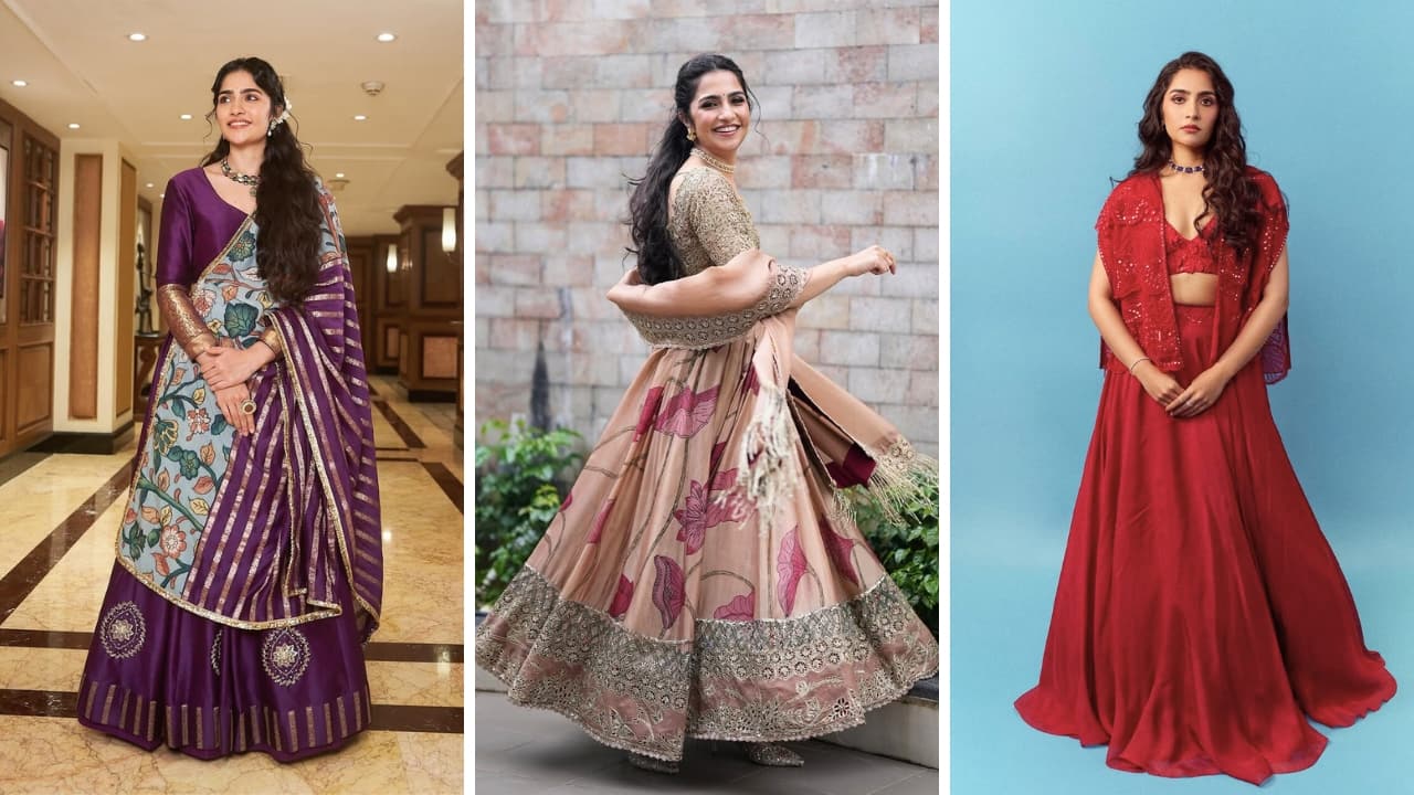 Top 10 glamorous pictures of Kantara fame Rukmini Vasanth in traditional Indian ensembles