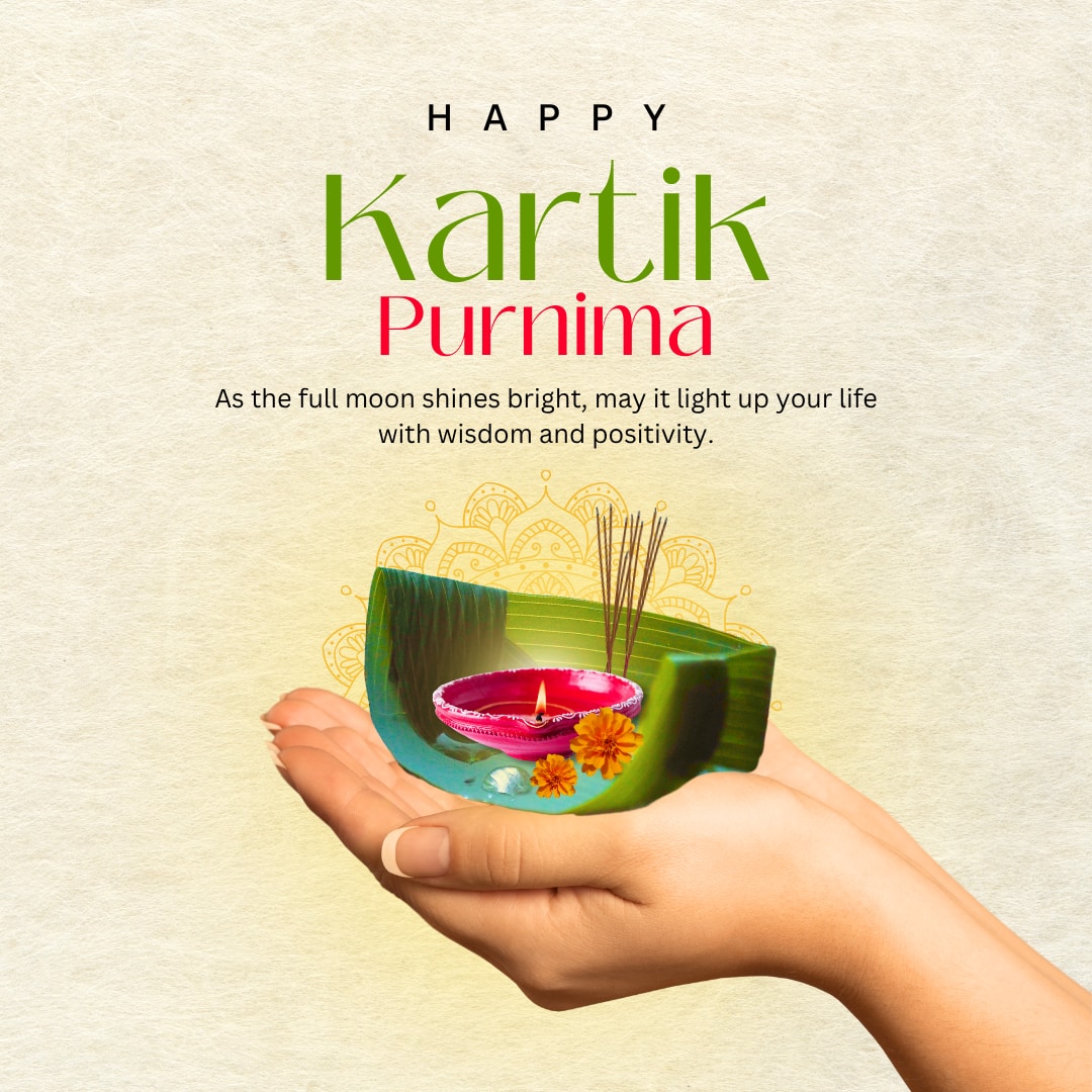 Happy Kartik Purnima Images and Pictures (canva)