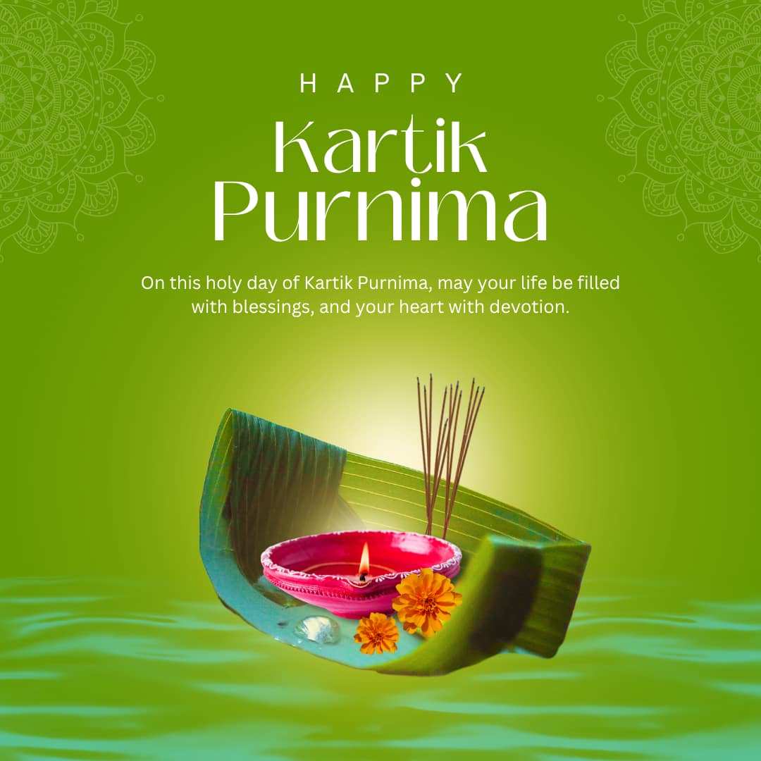 Happy Kartik Purnima Images and Pictures (canva)