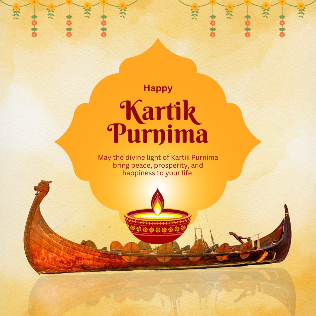 Happy Kartik Purnima Images and Pictures (canva)