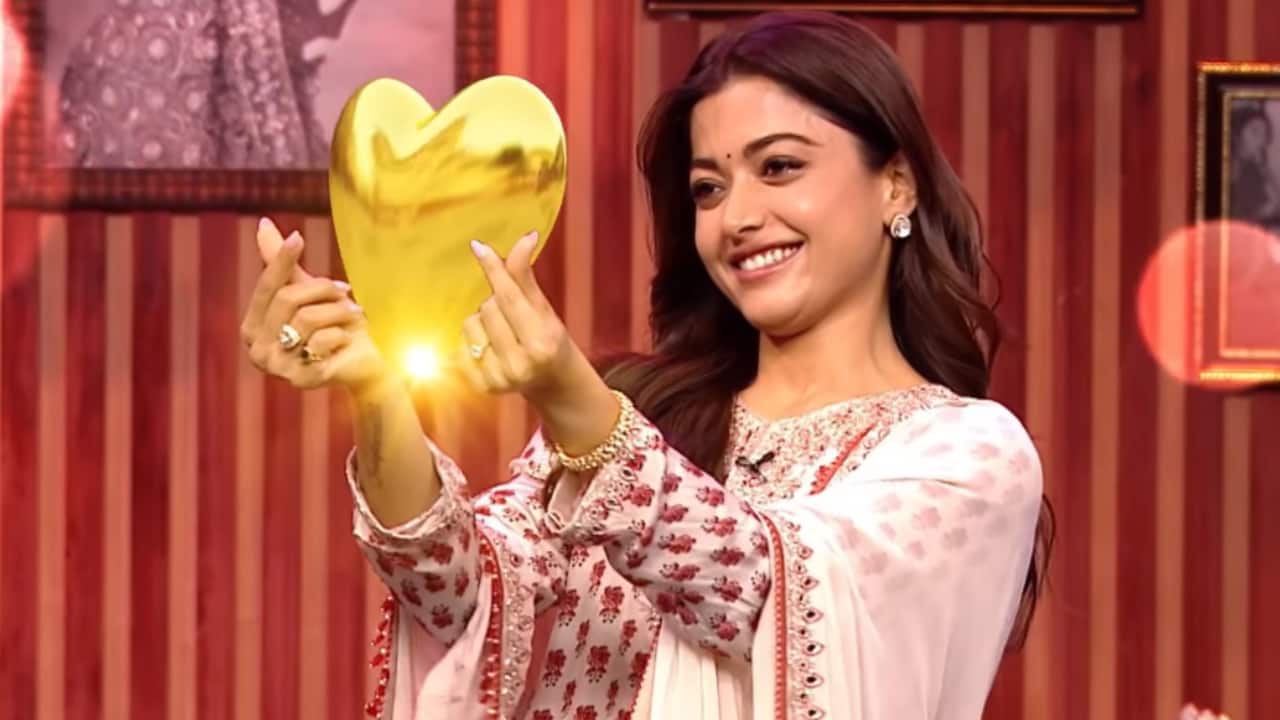 Rashmika Mandanna blushes as she flaunts engagement ring and talks about Vijay Deverakonda - view pic