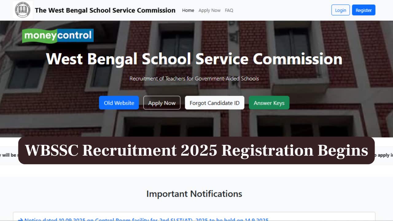 WBSSC Recruitment 2025 Registration begins for 8,477 vacancies; direct link to apply here