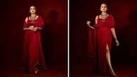 <strong>Huma Qureshi</strong><br />Heard of a sarong-style saree? Huma Qureshi dons one in a solid red shade designed by Abu Jani Sandeep Khosla. It’s just perfect for those who love to go bold yet stay comfortable. Her ensemble includes a quilted blouse and a pre-draped sarong embellished along the hem. (Image: Instagram)