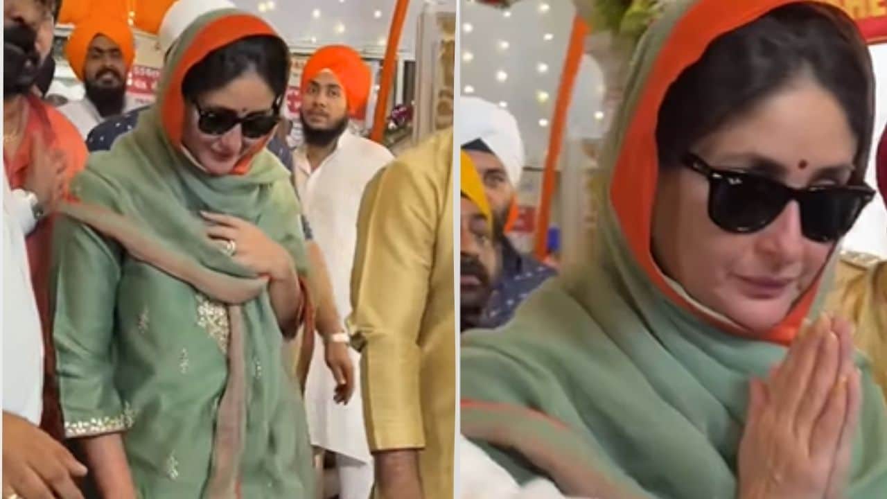 Kareena Kapoor offers prayers at Gurudwara with sons Taimur and Jeh on Guru Nanak Jayanti