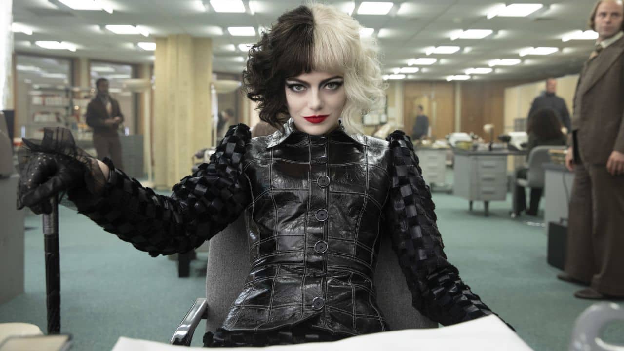 Cruella In Craig Gillespie's supervillain origin story, Emma portrays the role of glitzy, giggling Cruella de Vil, exposing the resilient, punk rock underdog who came before her. An orphan who turns to stealing out of need, she aspires to be a fashion designer and, when offered the opportunity by a cold couturier (Emma Thompson), finds that she has the secret to her tragic past. Stone fully commits to the complete carnage that follows.