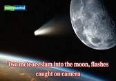 Two meteors slam into the moon, flashes caught on camera – Watch video here