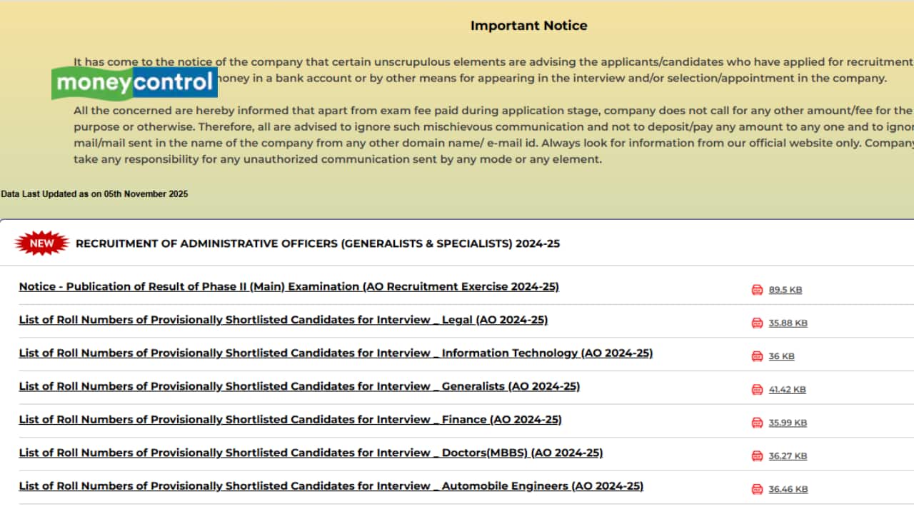 NICL AO Mains Result 2025 Released at nationalinsurance.nic.co.in; Link to Download Here