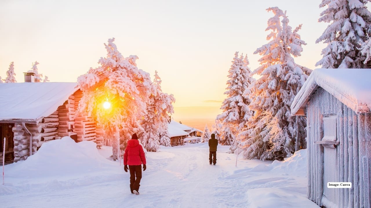 13. Lapland, Finland What could be more enchanting than snowfields glowing under green auroras? Lapland delivers that and more — reindeer sleigh rides, husky sledding, and nights in glass igloos where the sky dances just for you. End your Arctic adventure in a Finnish sauna, and you’ll understand why winter is not to be endured but embraced.