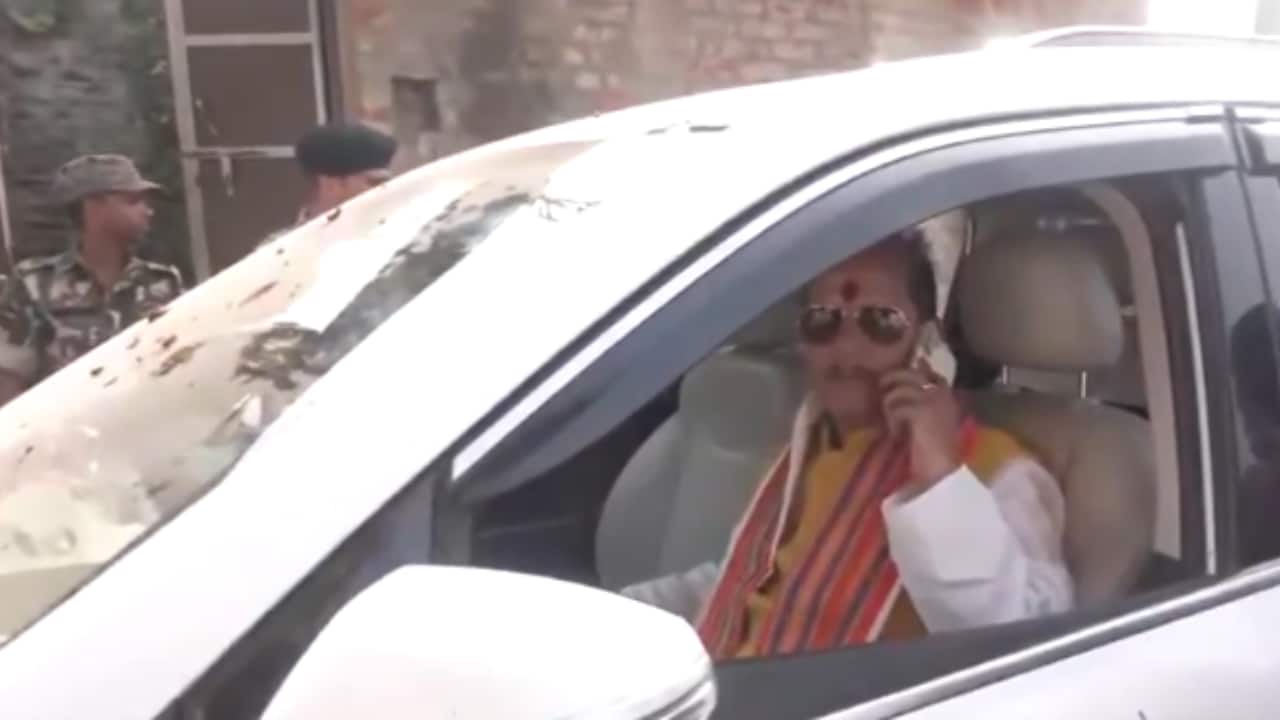 Bihar Elections: Stones, slippers thrown at Bihar Deputy CM Vijay Kumar Sinha’s convoy on polling day