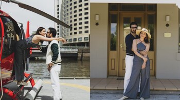 Kajal Aggarwal and her husband Gautam Kitchlu enjoy Australia trip, attend Diljit Dosanjh concert