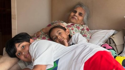 Salman Khan's sister Arpita Khan shares unseen family moment of mother Salma Khan with grandchildren