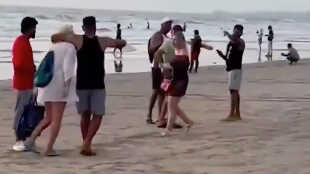 Goa shame: Foreign tourists harassed by men on Arambol beach | Watch Goa shame: Foreign tourists harassed by men on Arambol beach | Watch