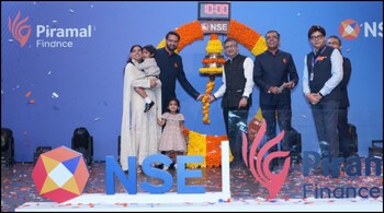 Piramal Finance listing ceremony at NSE