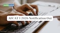 AFCAT 1 2026 Notification Out: Check Eligibility, Application Date, Fees & Other Details Here