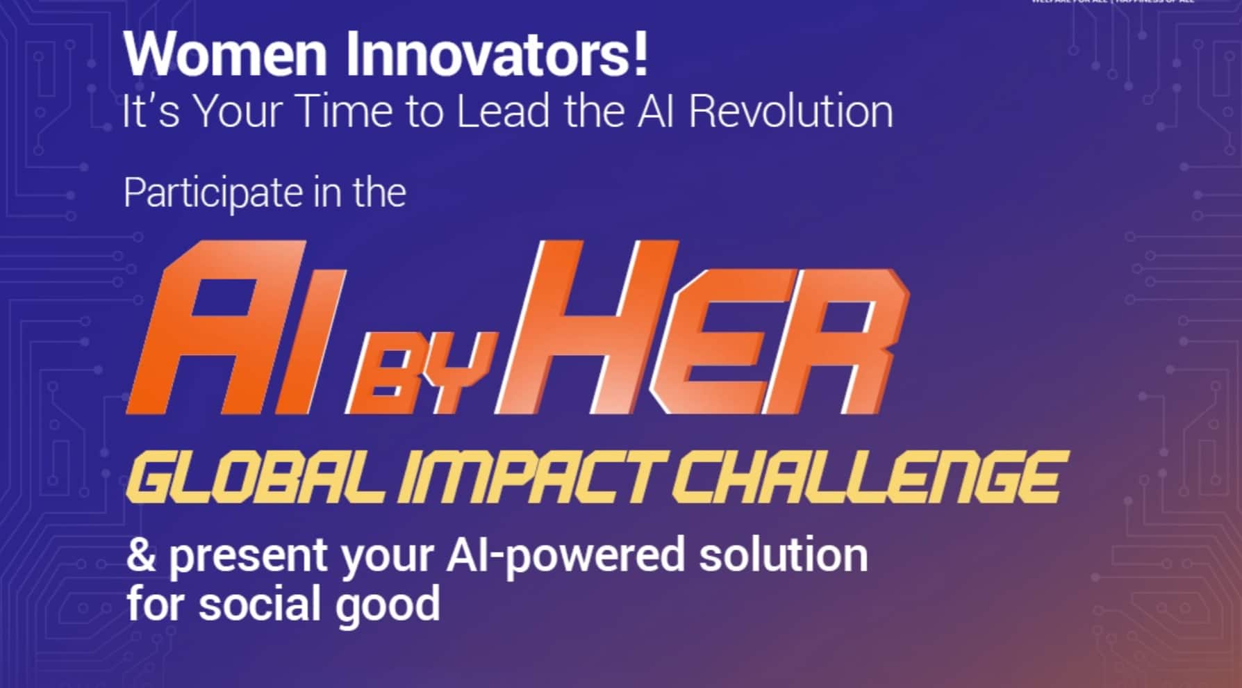 Government announces ‘AI by HER Global Impact Challenge’ with Rs 25 lakh prize: Participation details, eligibility and all other details