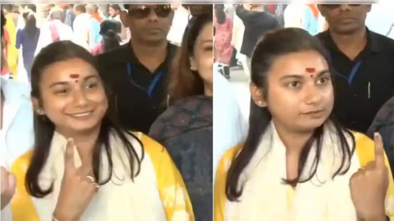 Vote mark on LJP's Shambhavi Chaudhary's both hands sparks controversy, Patna admin cites polling staff error