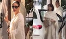 Kareena Kapoor, Karisma Kapoor and Neetu Kapoor visit Sanjay Khan’s home to offer condolences after Zarine Khan’s demise