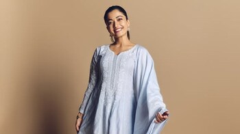 sachin and babi light blue dress Rashmika Mandanna: No Formula for a Perfect Life Partner