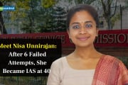 After 6 failed attempts, she became IAS at 40: Meet Nisa Unnirajan, a mother of 2 with hearing impairment who cracked UPSC on 7th attempt After 6 failed attempts, she became IAS at 40: Meet Nisa Unnirajan, a mother of 2 with hearing impairment who cracked UPSC on 7th attempt