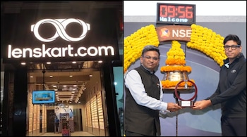 Lenskart listing ceremony at NSE