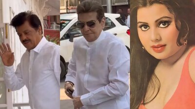 Sulakshana Pandit’s prayer meet held in Mumbai, family and Bollywood celebs Jitendra, Shabana Azmi pay heartfelt tribute