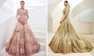 Aditi Rao Hydari turns a blushing bride in rose pink and ivory lehengas