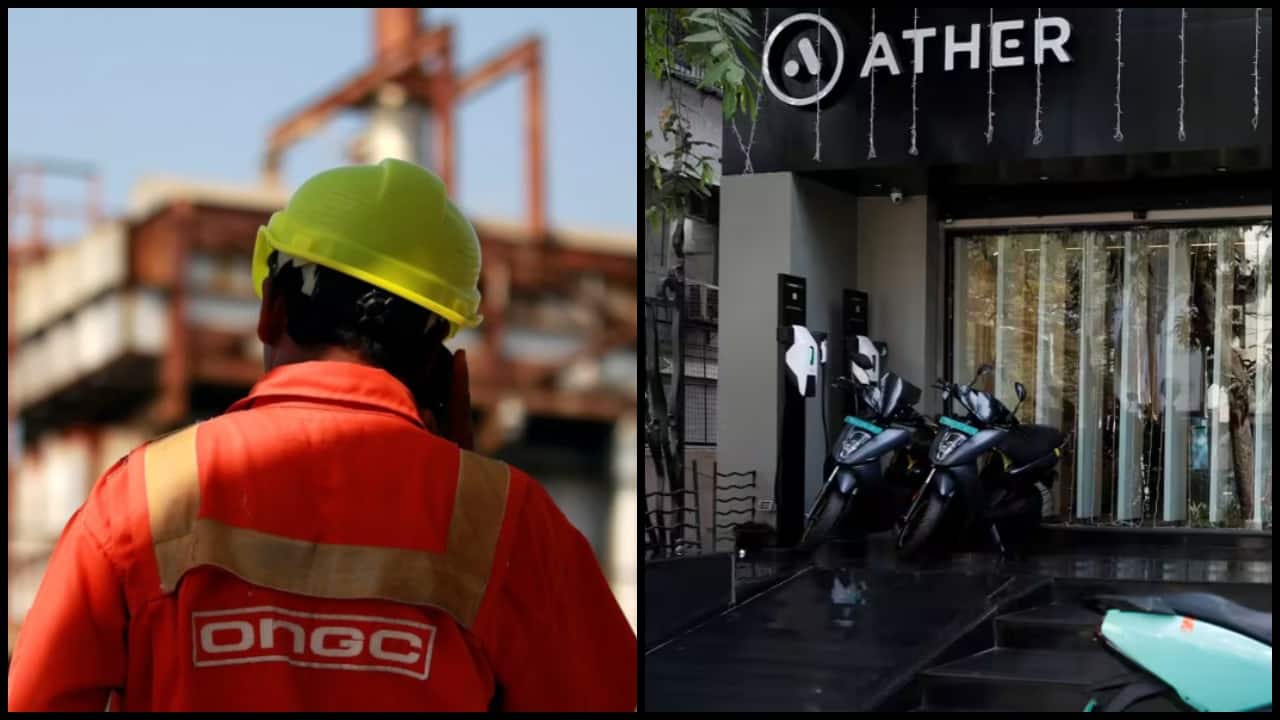 Q2 results impact: ONGC shares fall 2%; Ather Energy up 5% as firm's net loss narrows