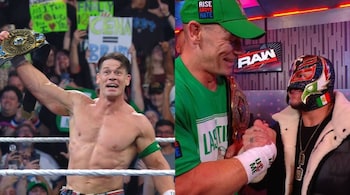 John Cena wins WWE Intercontinental Title to become Grand Slam champion, entire locker room celebrates