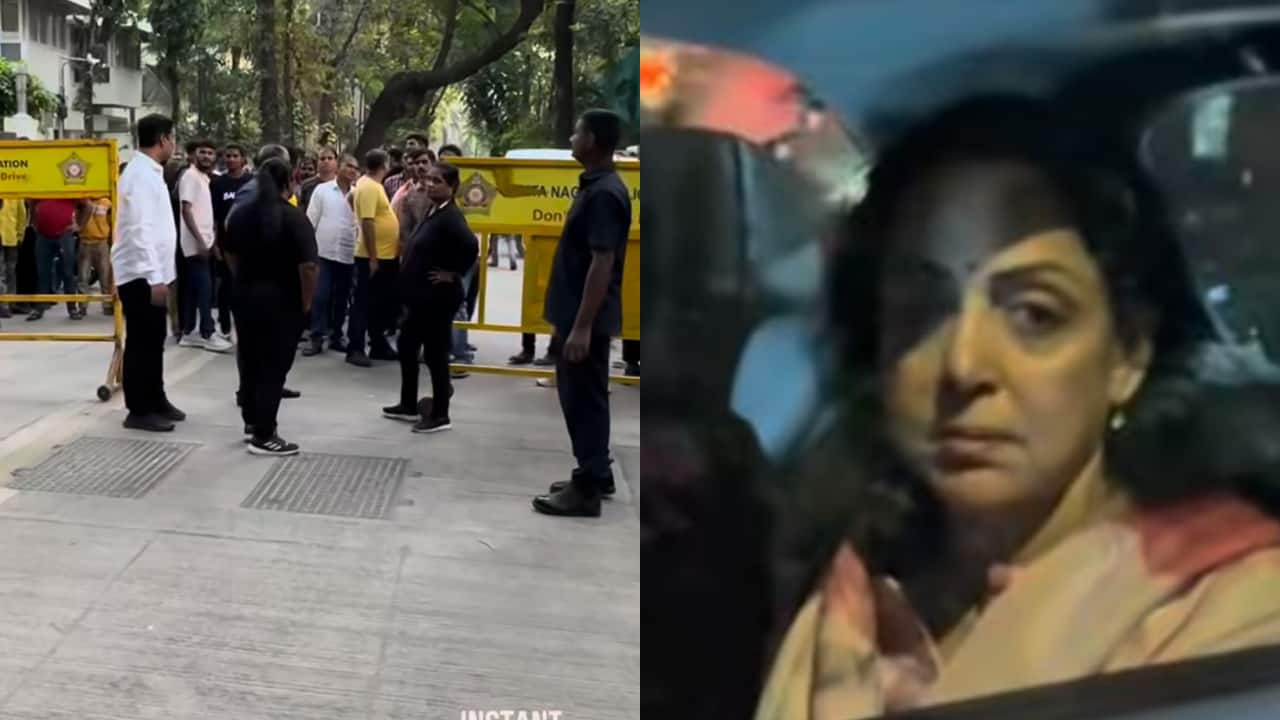 Fans and relatives gather at Dharmendra's Juhu bungalow, Aamir Khan, Esha Deol, Hema Malini, Bharat Takhtani visit Breach Candy Hospital