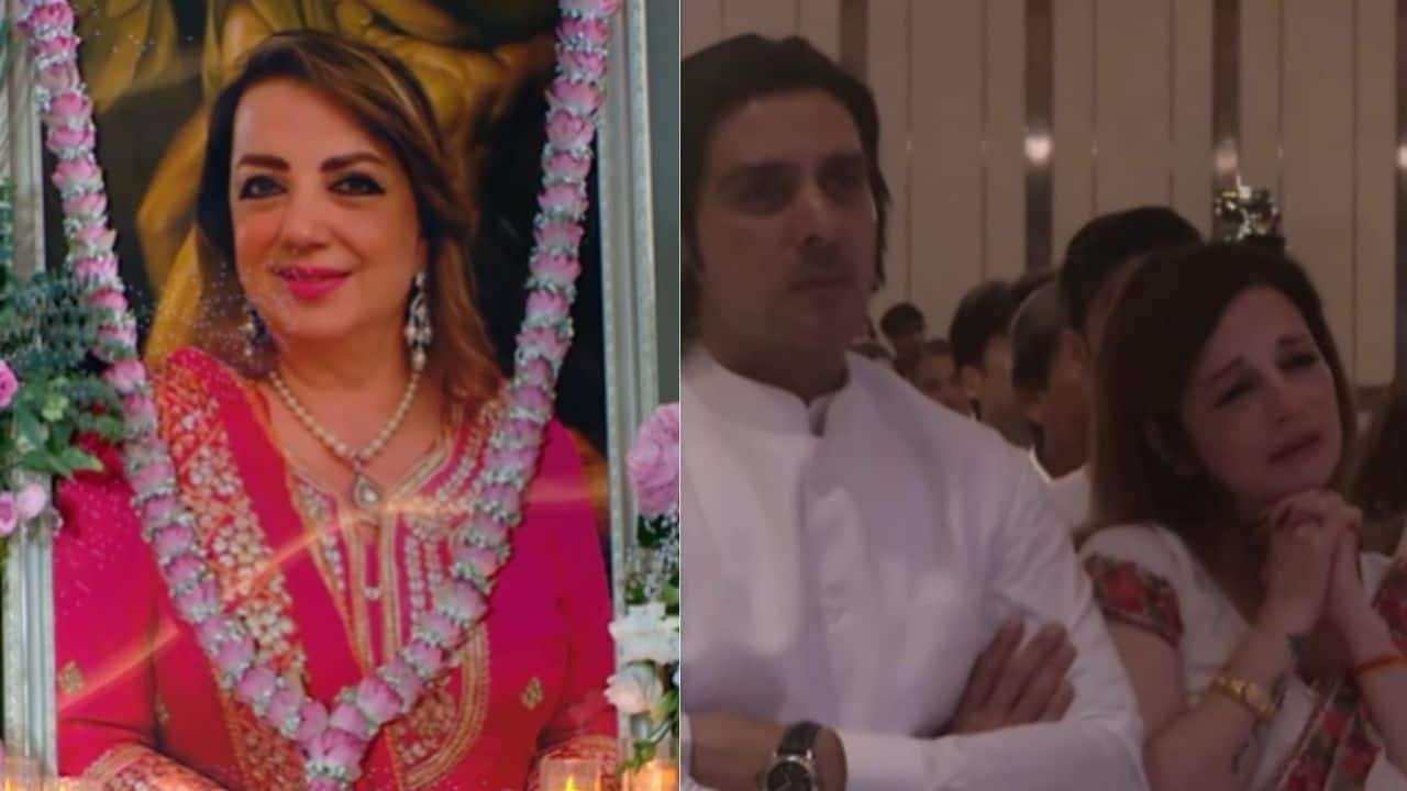 Sanjay Khan gets emotional talking about late wife Zarine Khan at her prayer ceremony; her grandchildren remember their grandmother