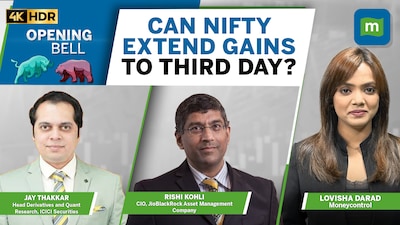Live: Can Nifty approach 25,800-mark and extend gains to third day? | Opening Bell