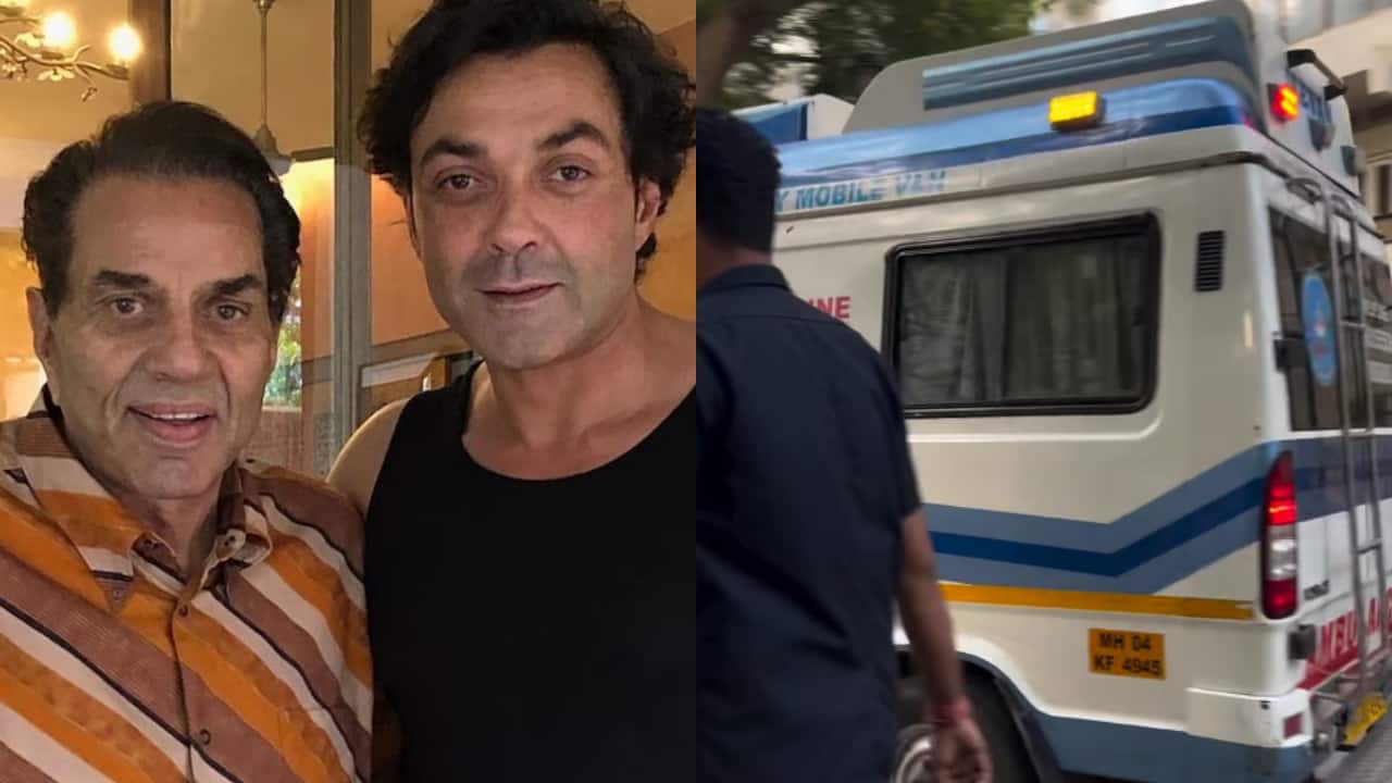 Bobby Deol reaches home with an ambulance amid Dharmendra’s hospitalisation