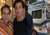 Bobby Deol reaches home with an ambulance amid Dharmendra’s hospitalisation