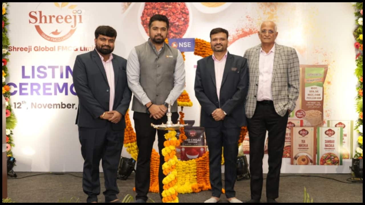 Weak listing: Shreeji Global FMCG shares list at 20% discount to SME IPO price
