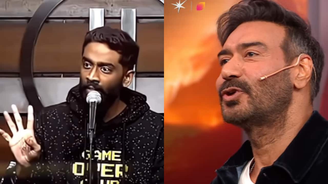 Netizens dig up Pranit More's ‘Pehla Tu Duja Tu’ roast clip of Ajay Devgn after the comedian denies cracking jokes about him