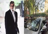 Amitabh Bachchan spotted driving his BMW through crowd in Juhu, sparks buzz about visit to Dharmendra: Watch