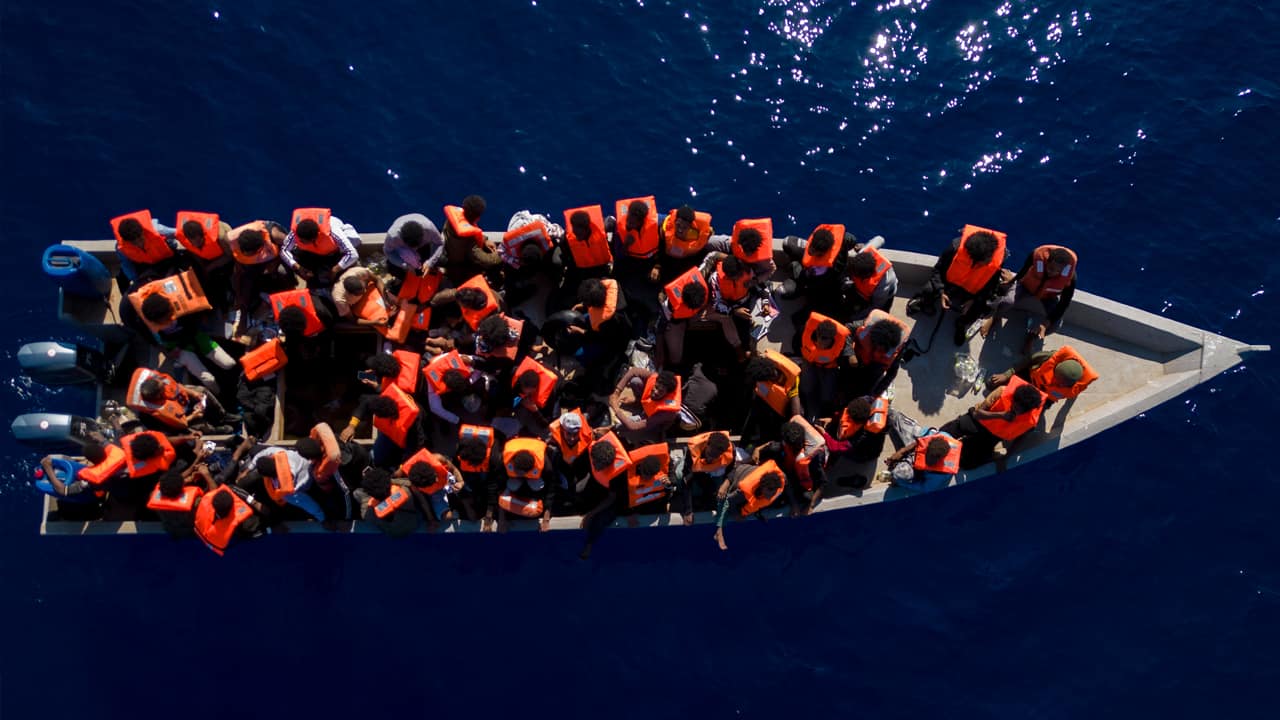 At least 42 migrants feared dead after boat capsizes off Libya, says UN agency