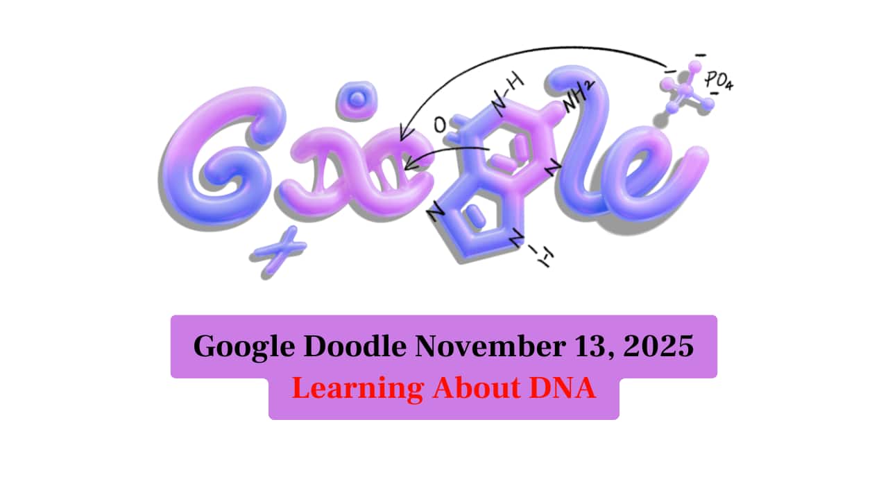 Today's Google Doodle celebrates learning about DNA: The blueprint of life