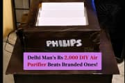 Delhi man’s Rs 2,000 DIY air purifier goes viral after cutting AQI from 400 to 50 in minutes