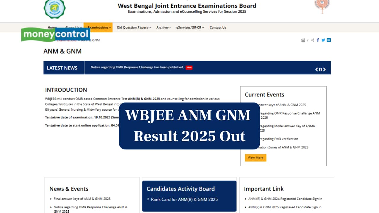 WBJEE ANM GNM Result 2025 Released at wbjeeb.nic.in; Download Rank Card Here