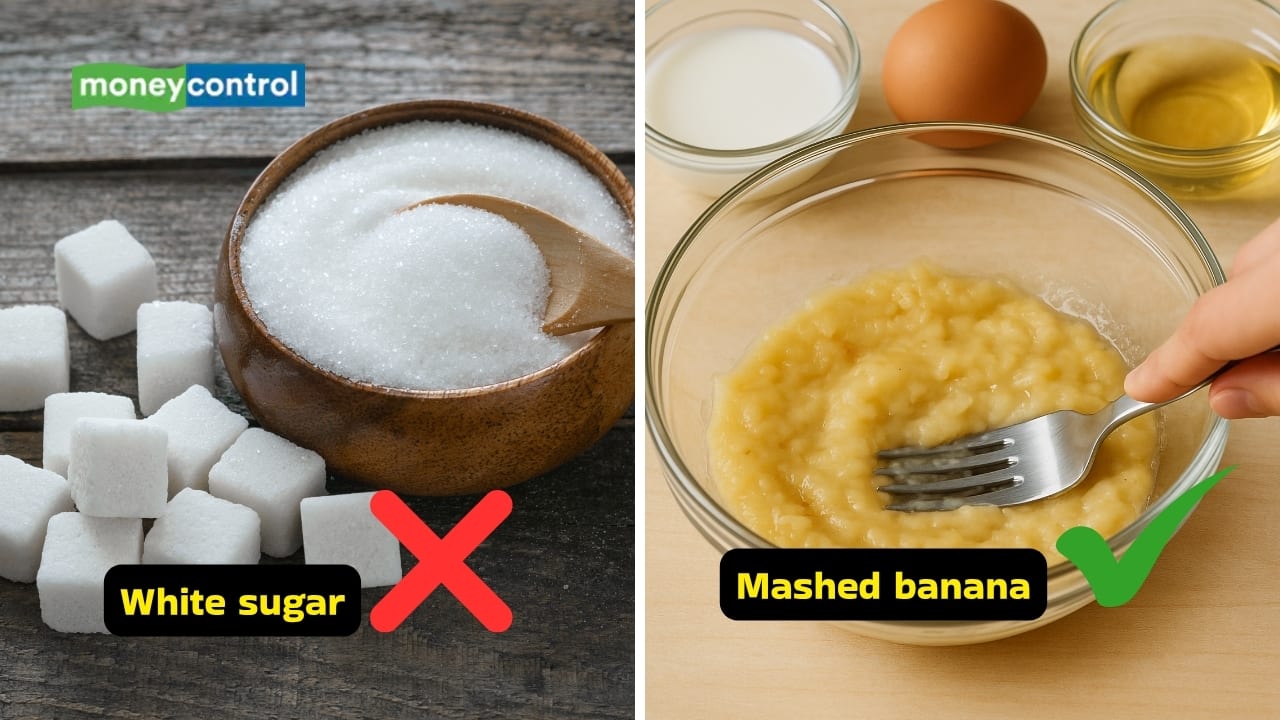 Diet tips: Instead of white sugar, reach for mashed bananas, dates, figs or raisins — they’re rich in fibre, iron and minerals that help balance blood sugar naturally (Images: Canva)