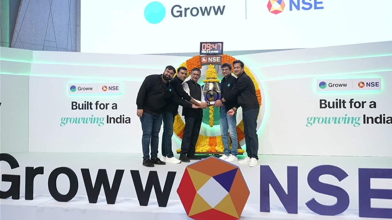 Groww shares rise 10%, hit fresh high, extend post-listing gains to 46% in 4 sessions; mcap rises to Rs 1 lakh crore