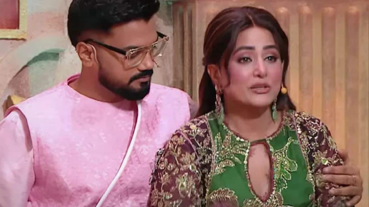 Hina Khan's Emotional Revelation about Rocky Jaiswal  Hina Khan shared a touching story about her decade-long bond with Rocky Jaiswal, revealing how he supported her unconditionally through difficult times, making the audience emotional.