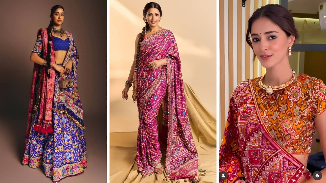 Bollywood actresses are obsessed with Patola lehengas and sarees: here’s how to look a ‘little extra’ this wedding season