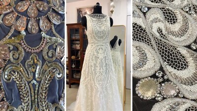 Right embroidery can transform your bridal look, amp your personality; Here's how to do it right