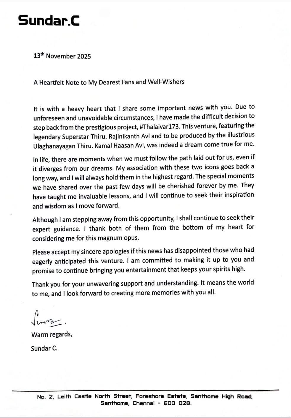 Statement