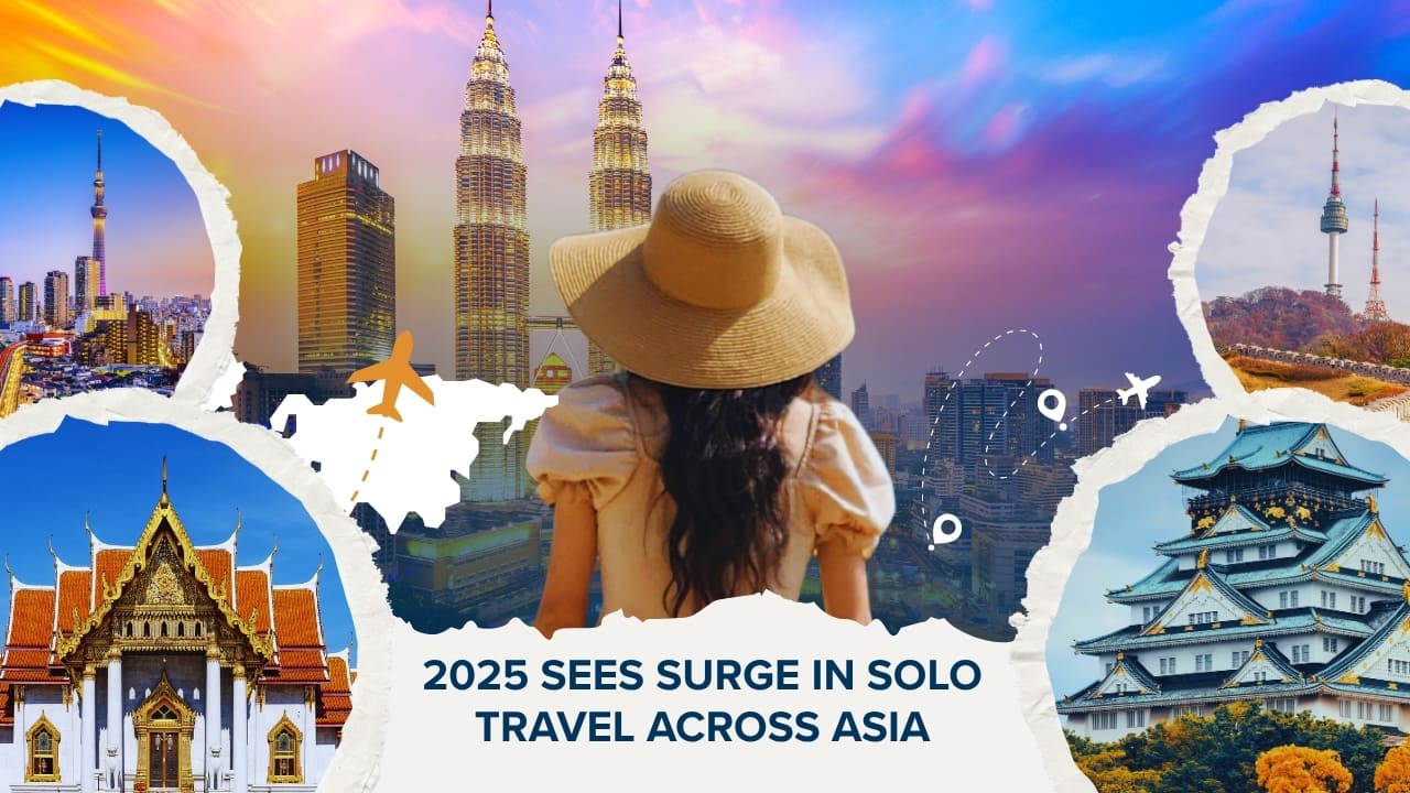Solo travel in Asia soars 16% in 2025, says report — discover top cities and destinations to explore