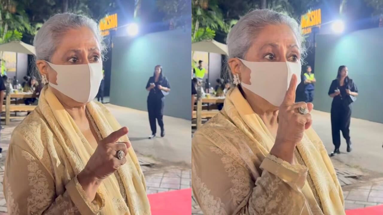 Jaya Bachchan gets angry at paparazzi, gives death stare, says, 'tumlog photo khicho but muh bandh rakho' Jaya Bachchan gets angry at paparazzi, gives death stare, says, 'tumlog photo khicho but muh bandh rakho'