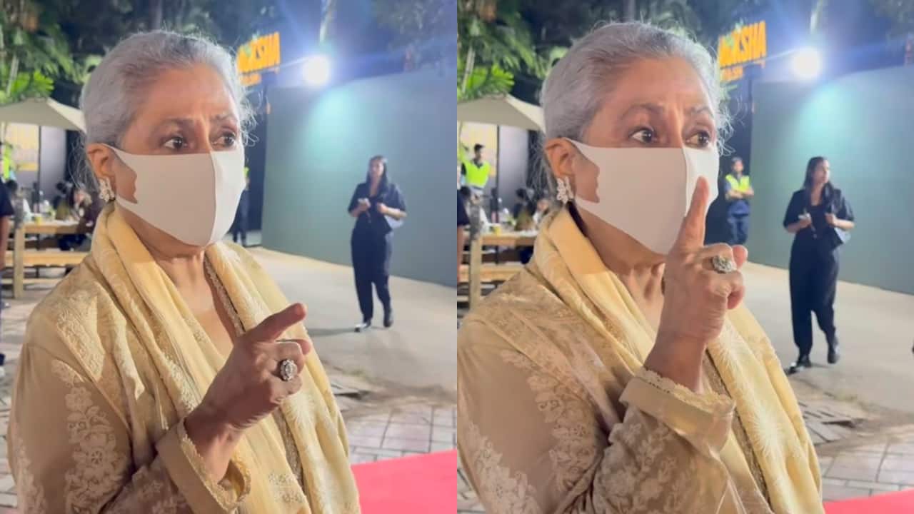 Jaya Bachchan gets angry at paparazzi, gives death stare, says, 'tumlog photo khicho but muh bandh rakho'