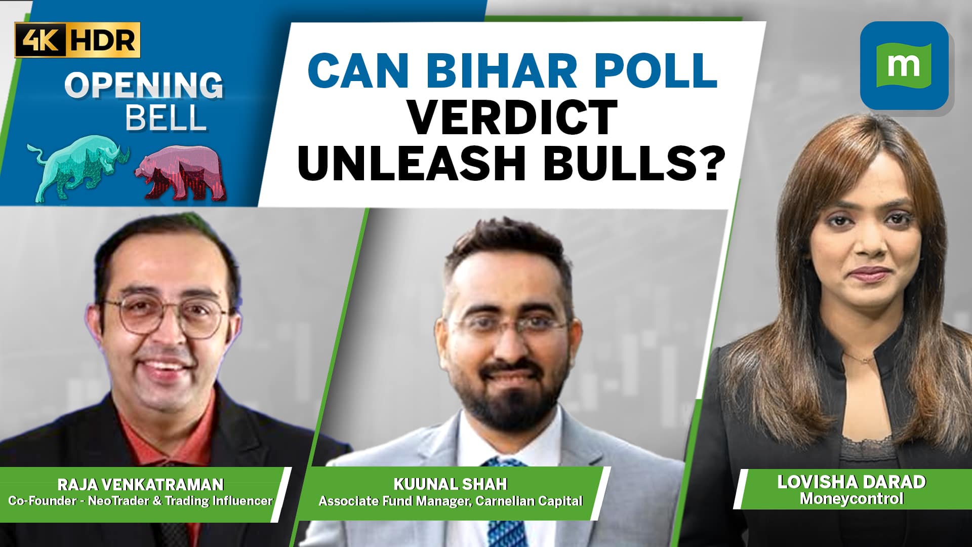 Live: Can Bihar poll outcome trigger Nifty to reclaim 26,000-mark? | Opening Bell